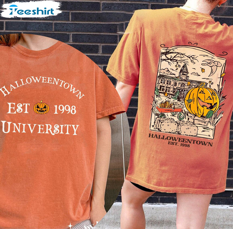 Vintage Halloweentown Comfort Shirt,Halloween Town Est 1998 Sweatshirt Tee Tops