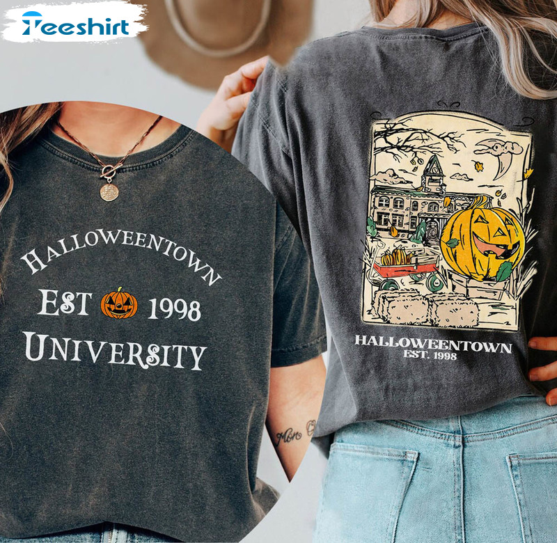 Vintage Halloweentown Comfort Shirt,Halloween Town Est 1998 Sweatshirt Tee Tops