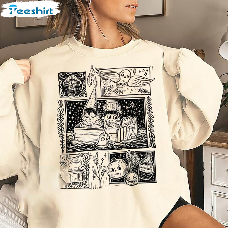 Vintage Harvest Festival Pottsfield Shirt, Over The Garden Wall Pottsfield Pumpkin Halloween Long Sleeve Unisex Hoodie