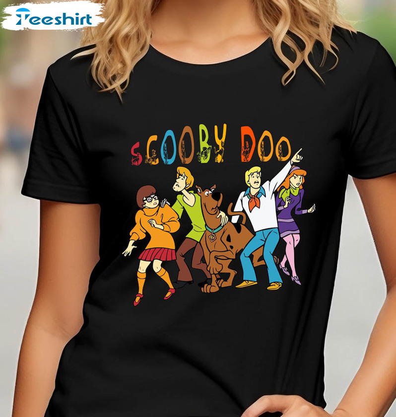 Vintage Scooby Doo Cute Shirt, Retro Halloween Cartoon Short Sleeve Tee Tops