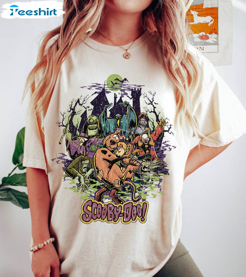 Vintage Scooby Doo Shirt, Halloween Unisex Hoodie Tee Tops