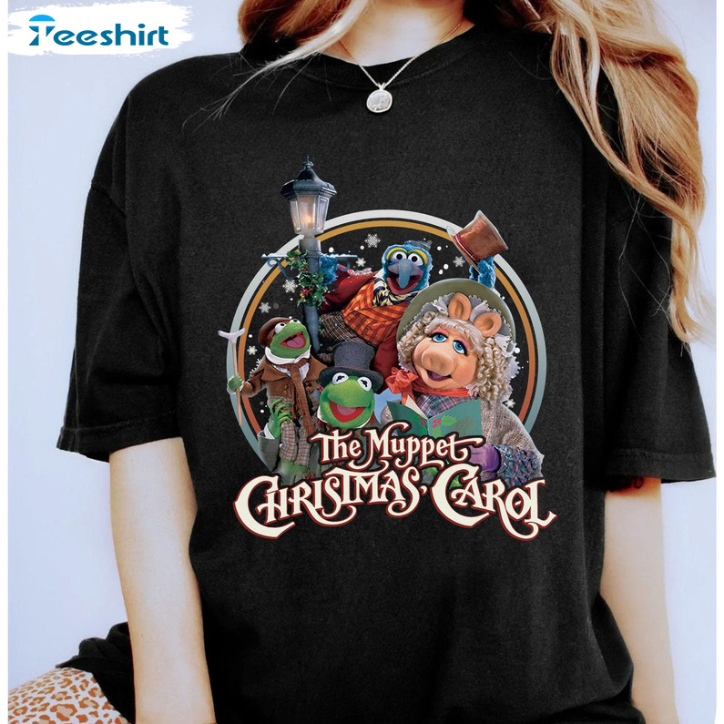 Vintage The Muppet Christmas Carol Characters Shirt, Funny Christmas Unisex Hoodie Sweater