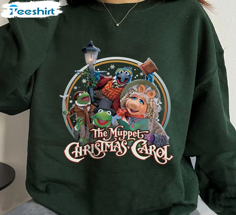 Vintage The Muppet Christmas Carol Characters Shirt, Funny Christmas Unisex Hoodie Sweater