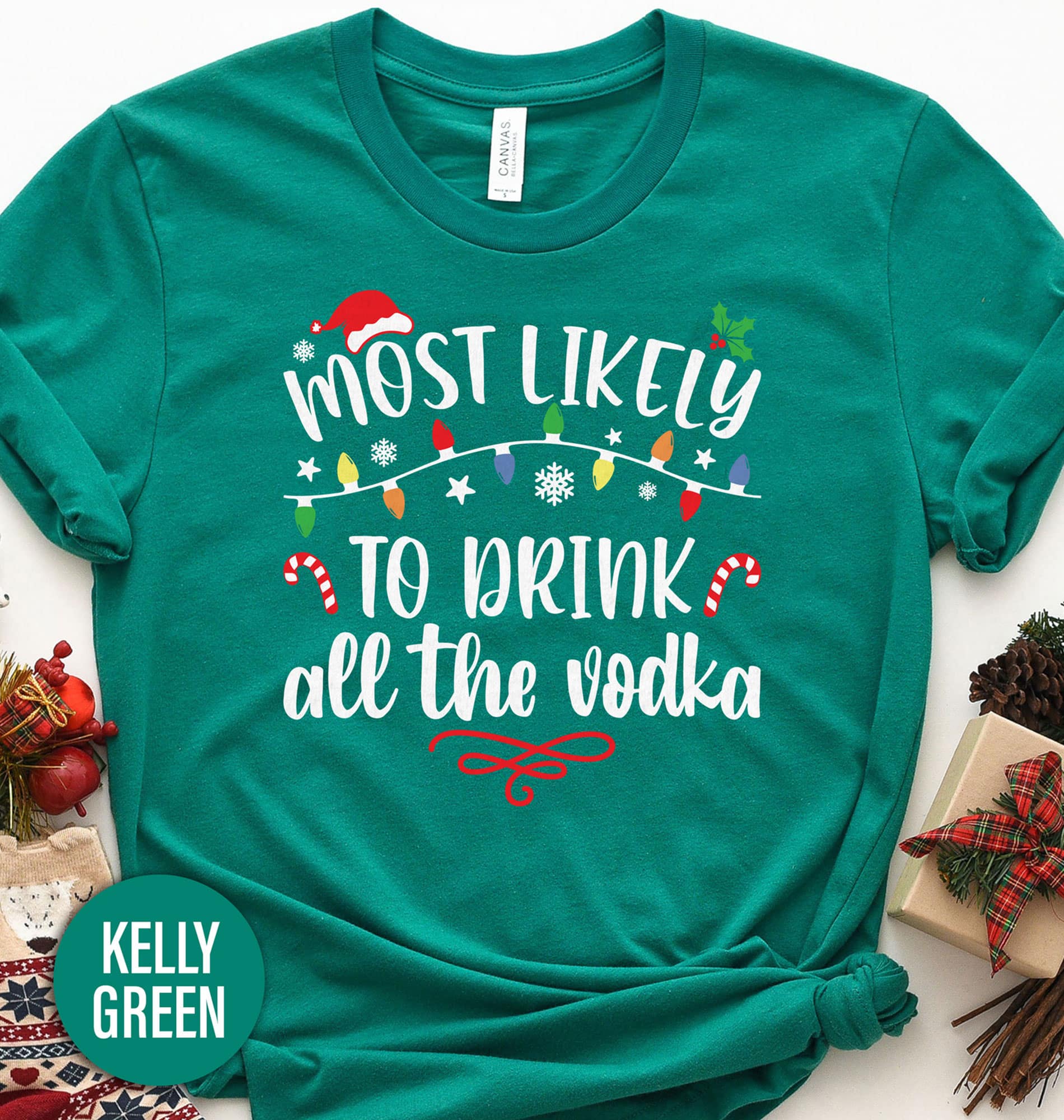 Vodka-Lover’s Christmas Shirt