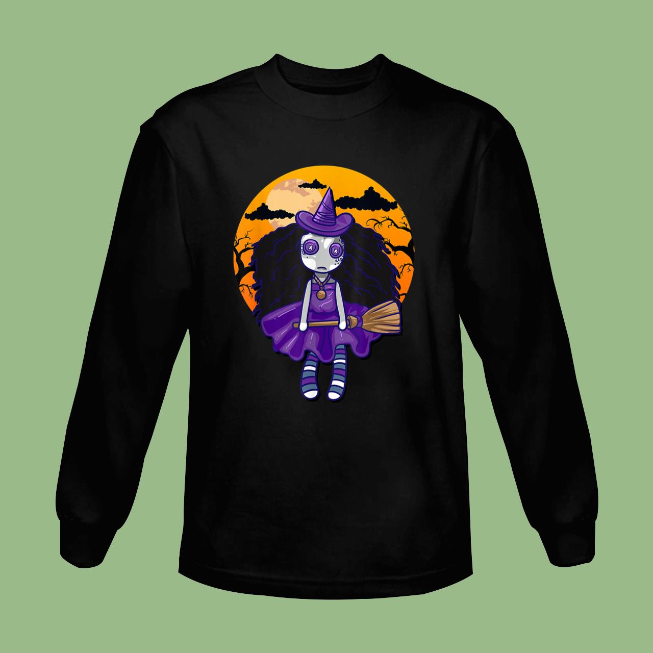 Voodoo Doll Witch Halloween T-Shirt