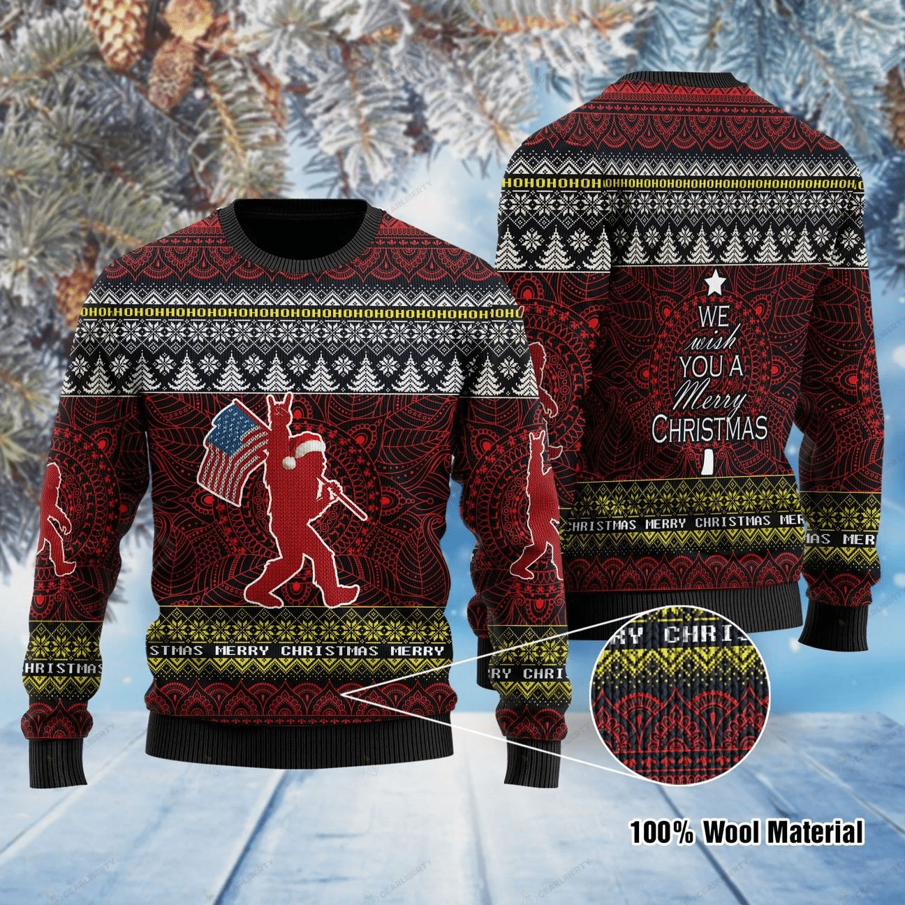 We Wish You A Merry Xmas Ugly Christmas Sweater | For Men & Women | Adult | US1120- Best Christmas Gifts 2023