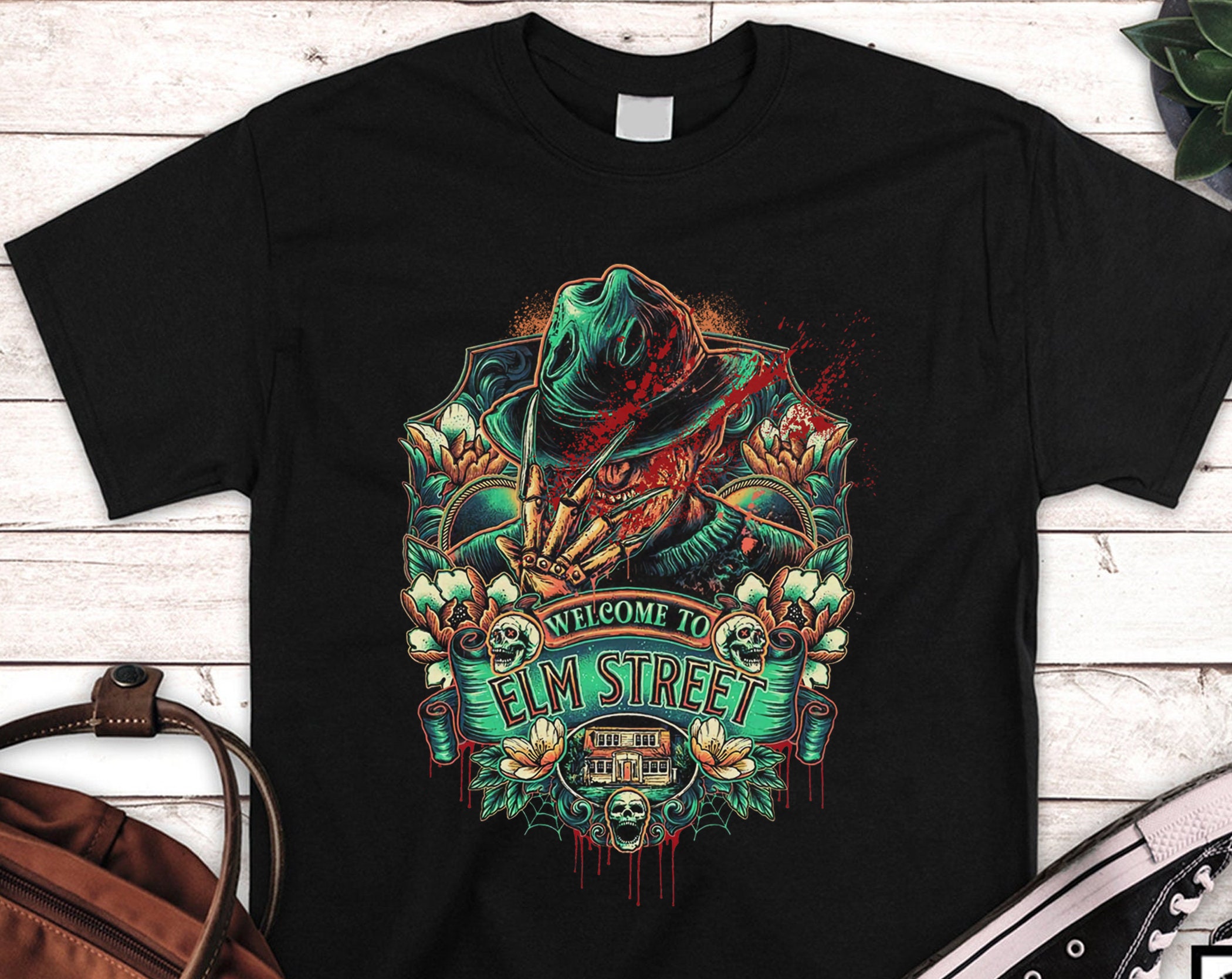 Welcome To Elm Street Freddy Krueger T-Shirt