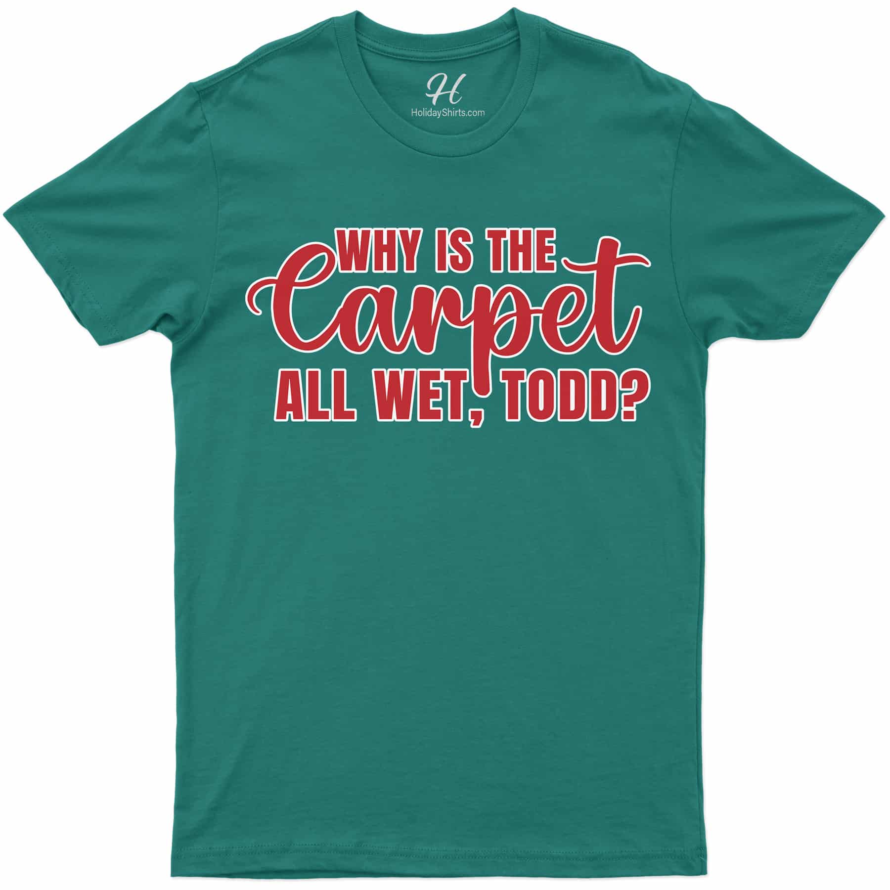 Wet Carpet Todd Xmas Shirt