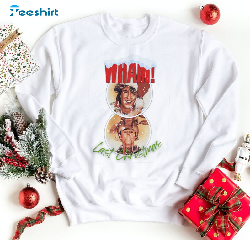 Wham George Michael Last Christmas Trending Unisex T-shirt Long Sleeve