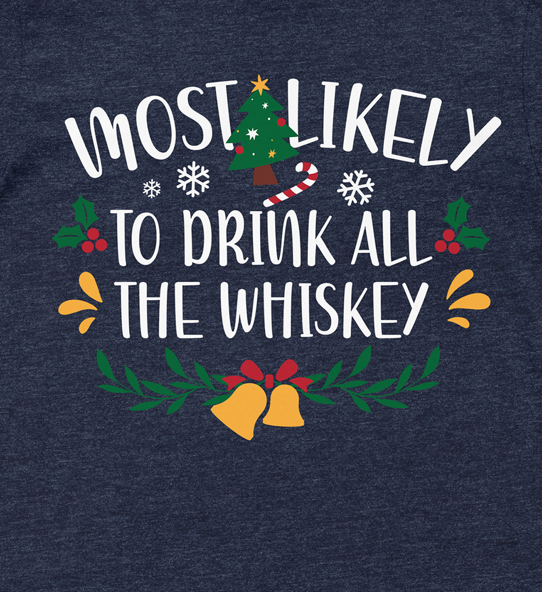 Whiskey Lover’s Festive Christmas Shirt