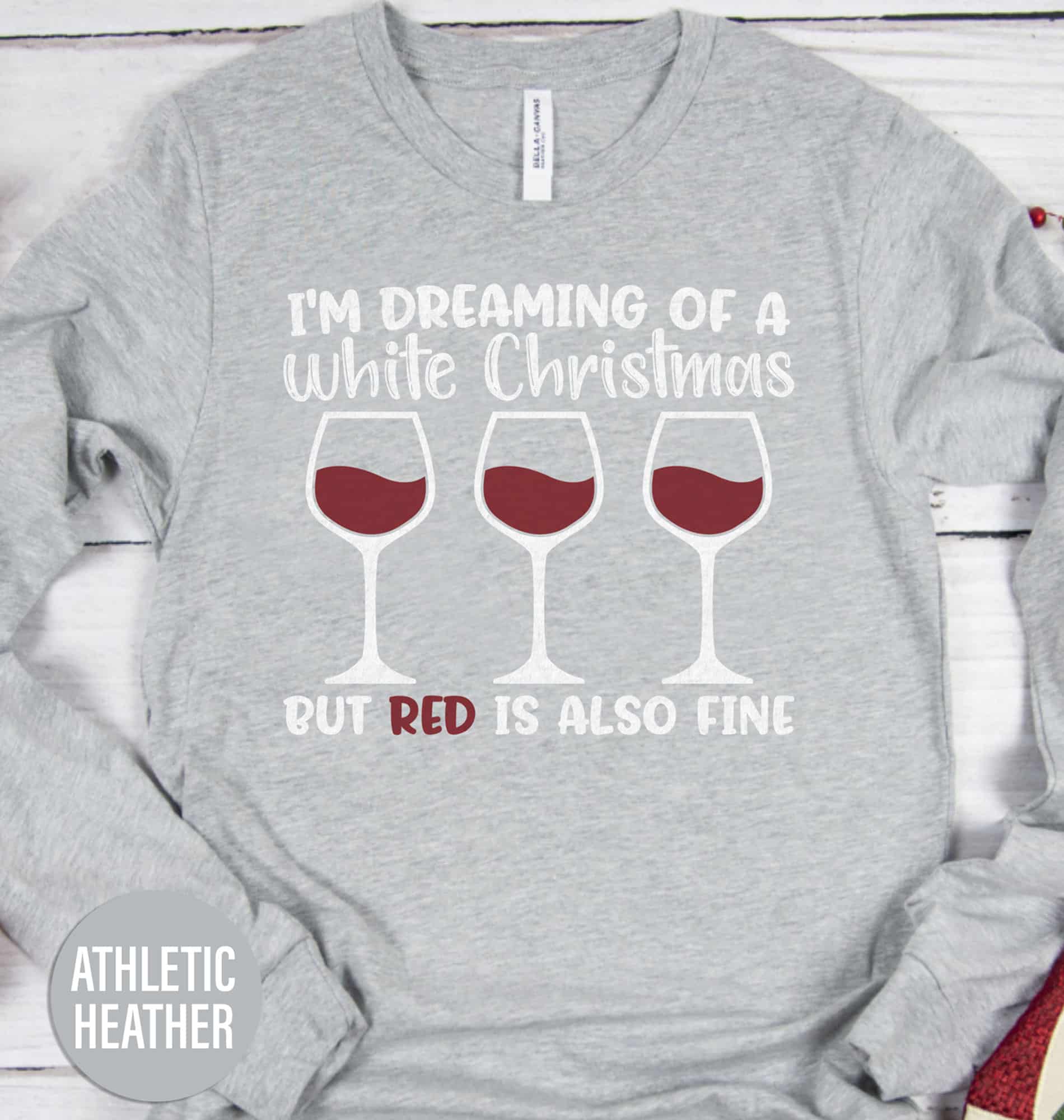 White Wine Holiday Cheer Christmas Shirt