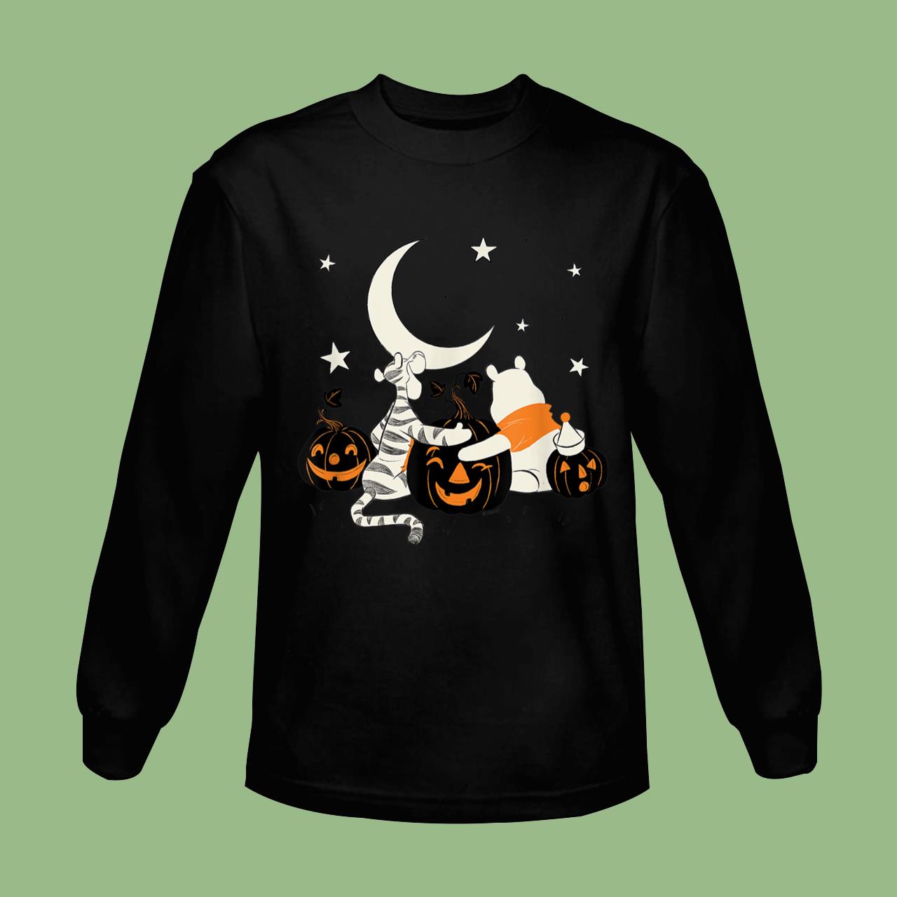 Winnie the Pooh Halloween Tigger and Pooh Pumpkins T-Shirt