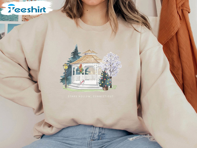 Winter Christmas Gazebo Festival Shirt, I Smell Snow Short Sleeve Tee Tops