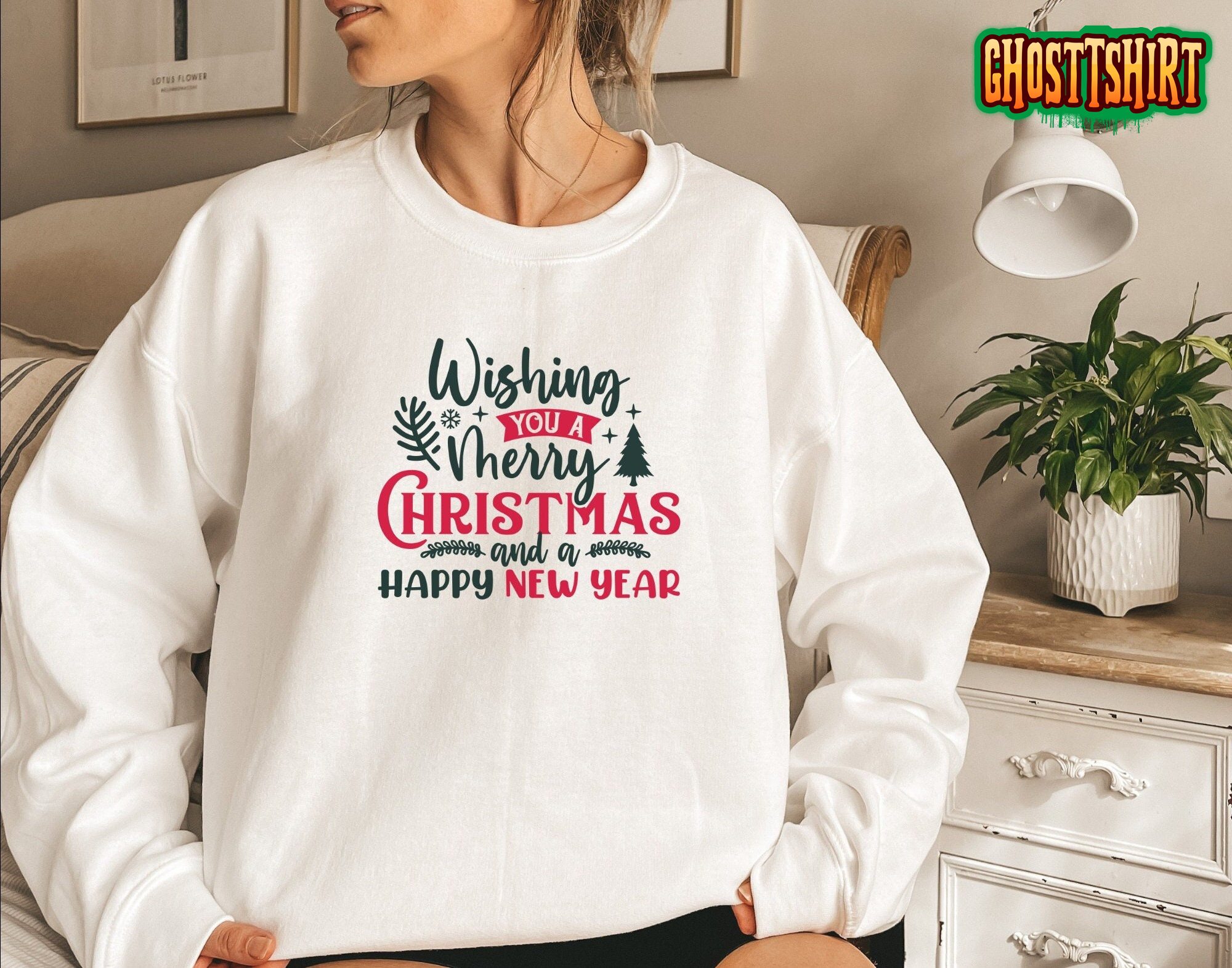 Wishing You Merry Christmas Sweatshirt