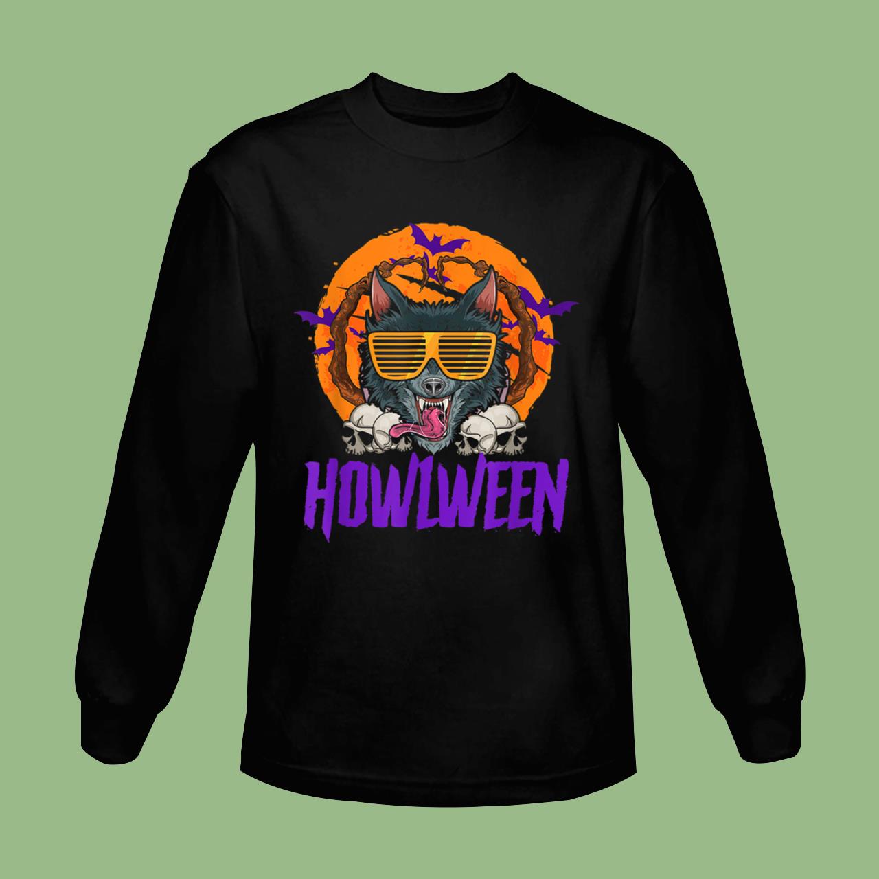 Wolf Costume Howlween Halloween T-Shirt