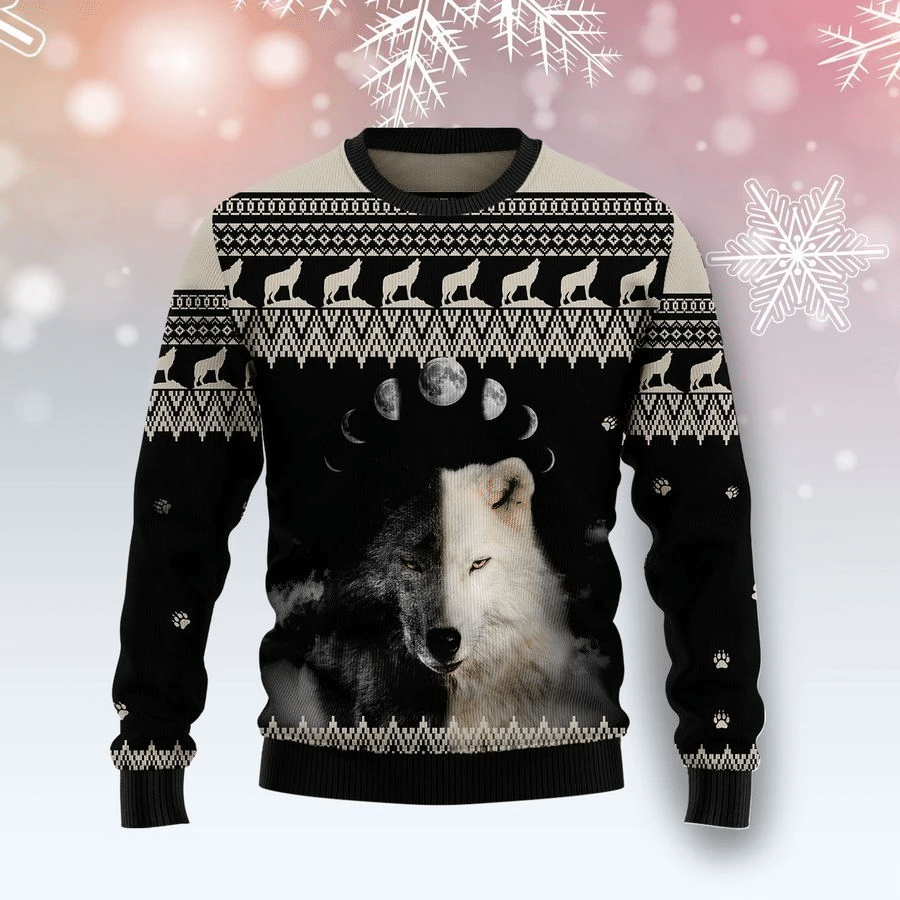 Wolf Ugly Christmas Sweater | For Men & Women | Adult | US1920- Best Christmas Gifts 2023