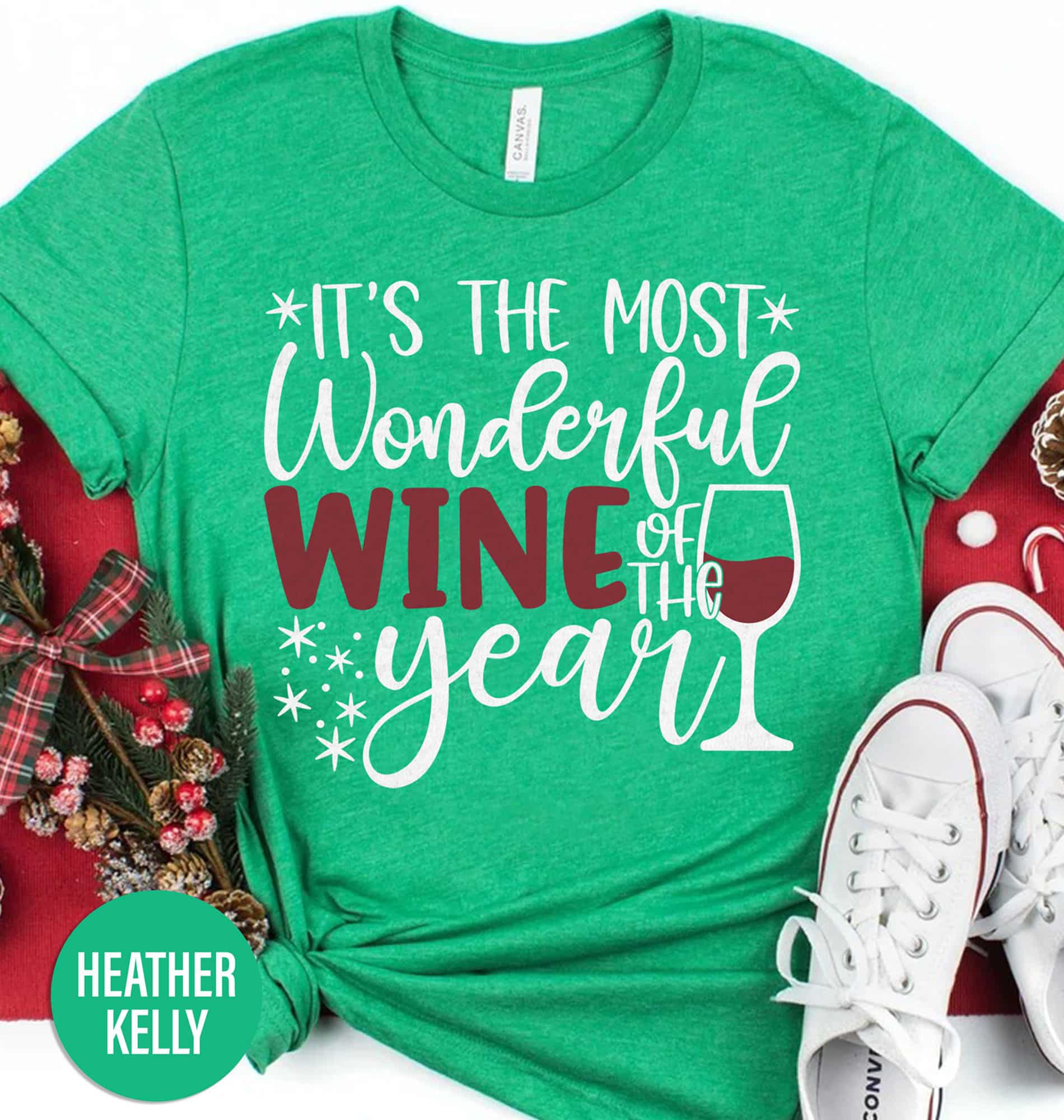 Wonderful Wine Time Christmas Shirt