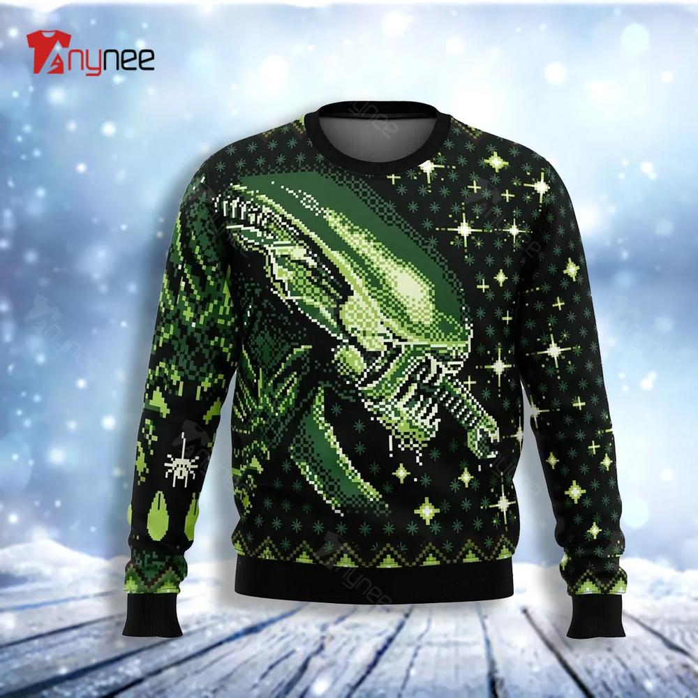 Xenomorph Alien Ugly Christmas Sweater- Best Christmas Gifts 2023