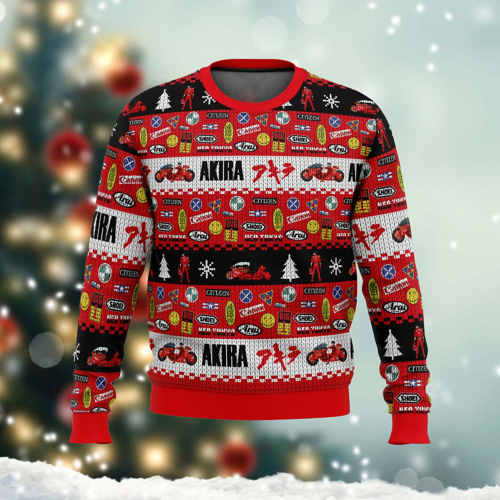 Xmas Anime Akira Bike Ugly Sweater – Best Christmas Gifts 2023