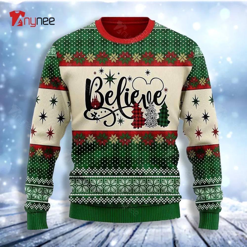 Xmas Believe Ugly Christmas Sweater- Best Christmas Gifts 2023