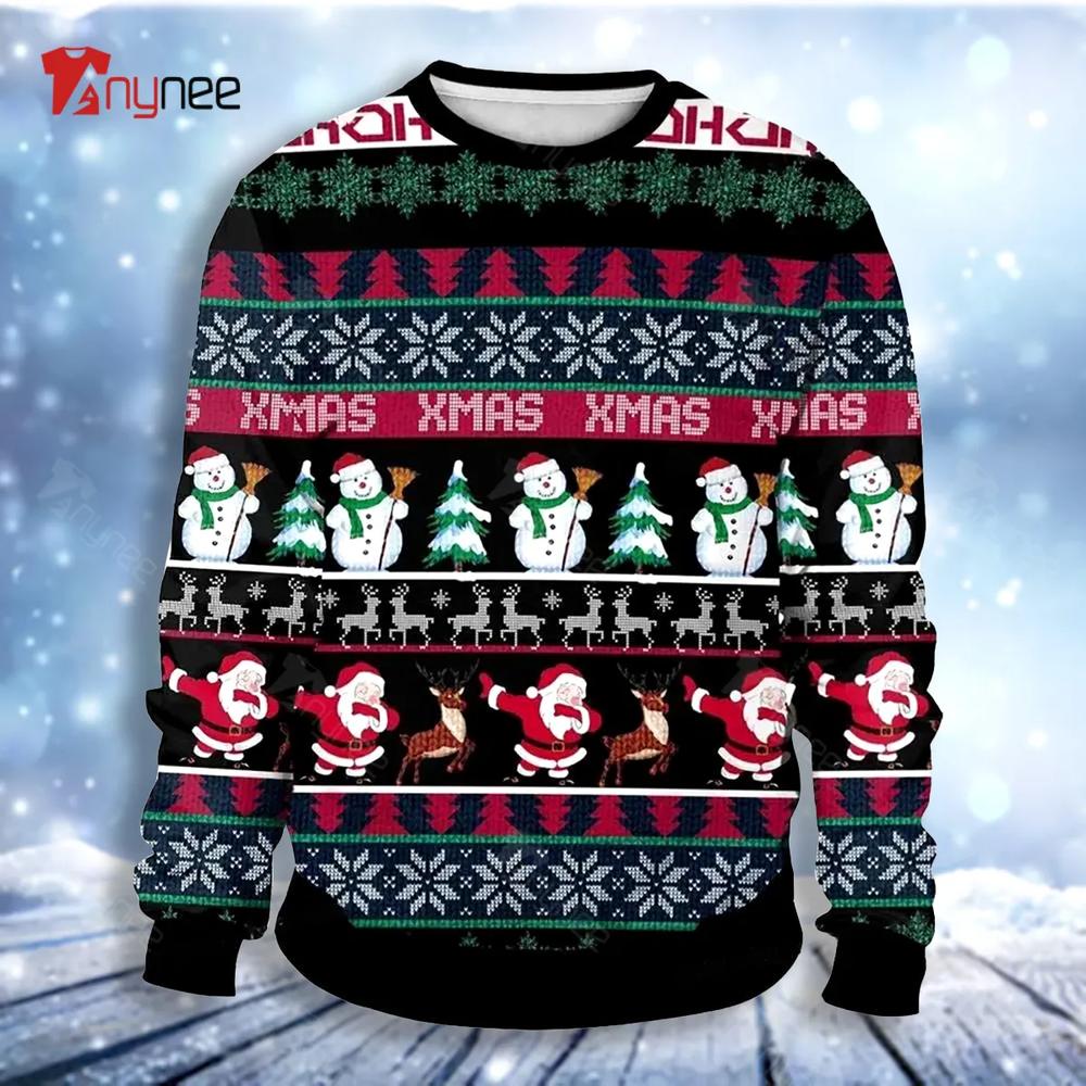 Xmas Snowman Ugly Christmas Sweater- Best Christmas Gifts 2023