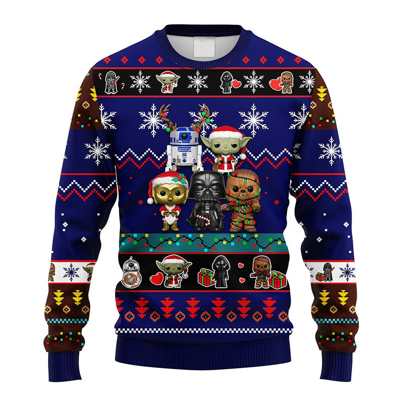 Xmas Star Wars Characters Ugly Sweater – Best Christmas Gifts 2023