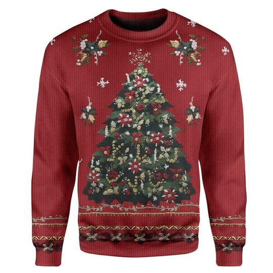 Xmas Tree Ugly Christmas Sweater | Unisex | Full Size | Adult | Colorful | US3800- Best Christmas Gifts 2023