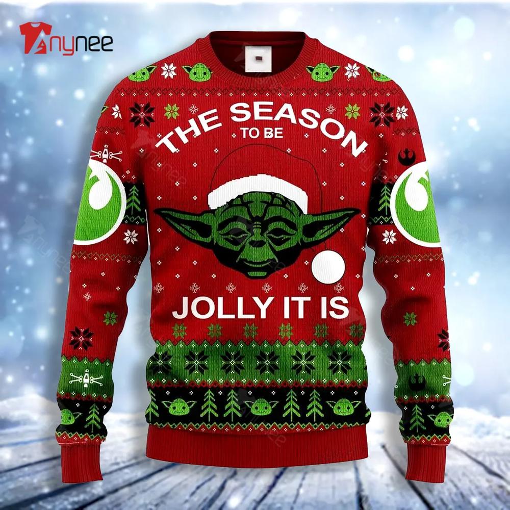 Xmas Yoda Ugly Christmas Sweater- Best Christmas Gifts 2023