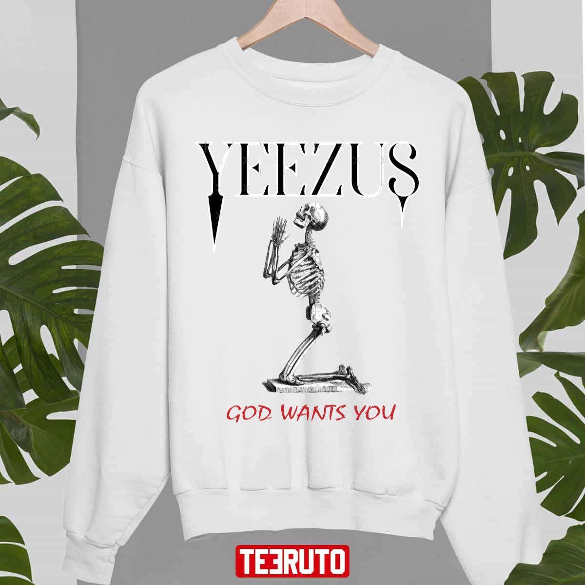 Yeezus Skeleton Halloween Unisex Sweatshirt