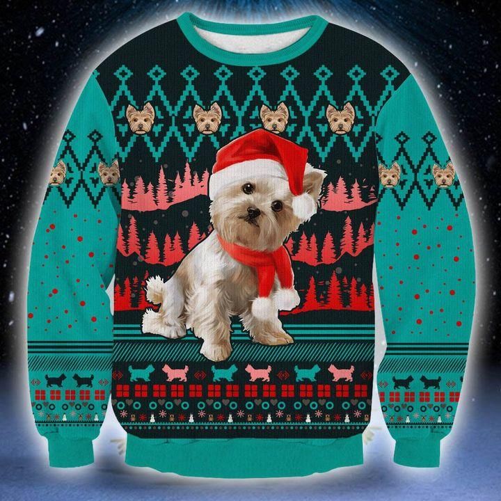 Yorlshire Terrier Ugly Christmas Sweater | For Men & Women | Adult | US1947- Best Christmas Gifts 2023