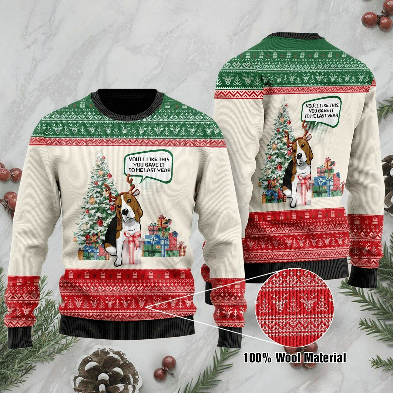 You’ll Like This You Gave It To Me Last Year Ugly Christmas Sweater | For Men & Women | Adult |US1260- Best Christmas Gifts 2023