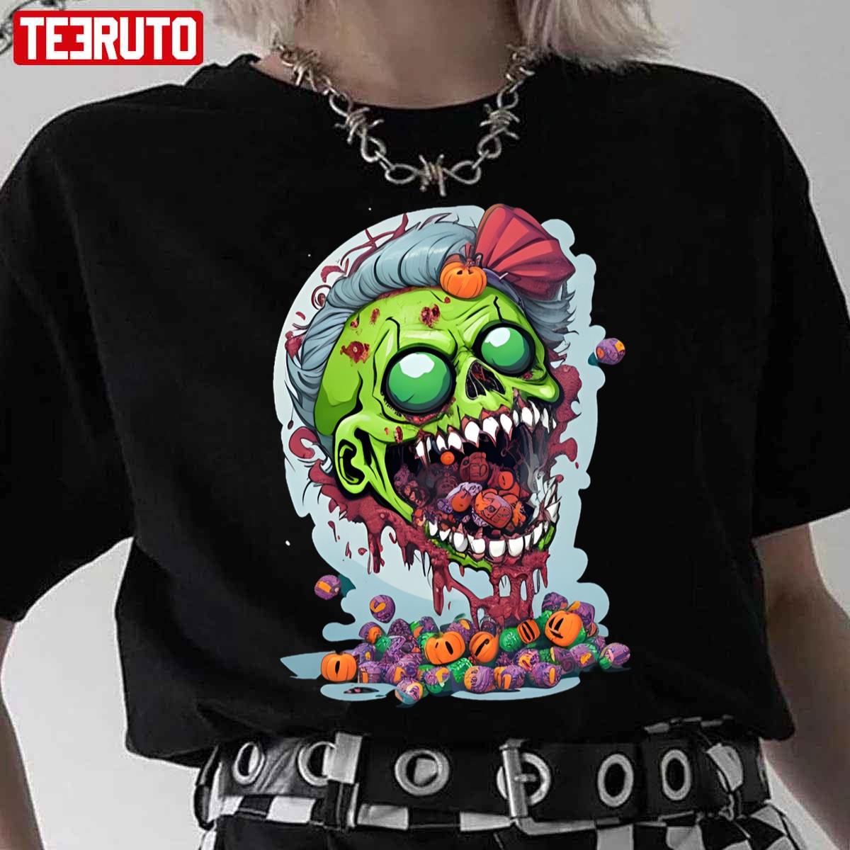 Zombie Candy Halloween Unisex T-Shirt