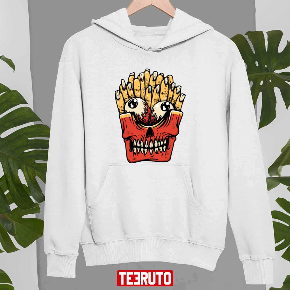 Zombie French Fries Halloween Unisex Sweatshirt