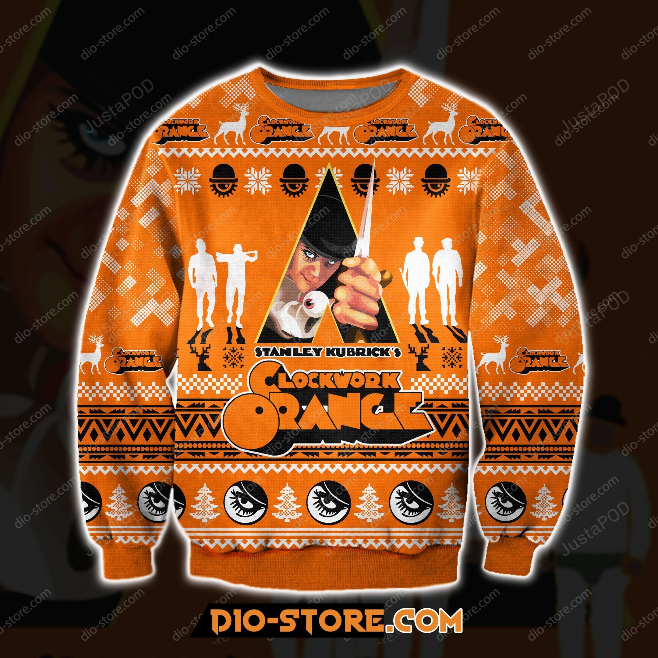 A Clockwork Orange Christmas Ugly Sweater- Best Christmas Gifts 2023