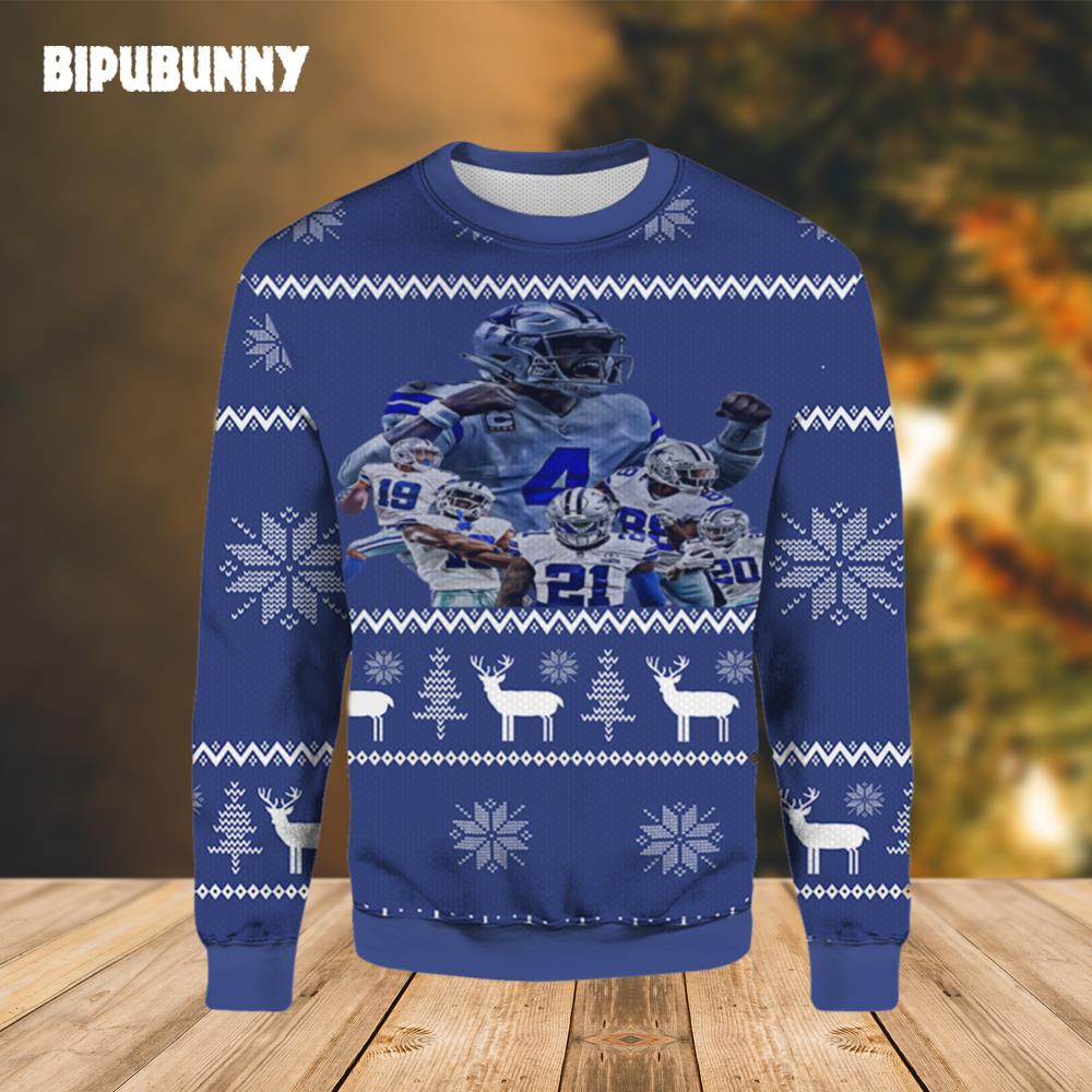 A Football Team Dallas Cowboys Ugly Christmas Sweater- Best Christmas Gifts 2023