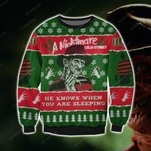 A Nightmare On Elm Street Christmas Ugly Sweater- Best Christmas Gifts 2023