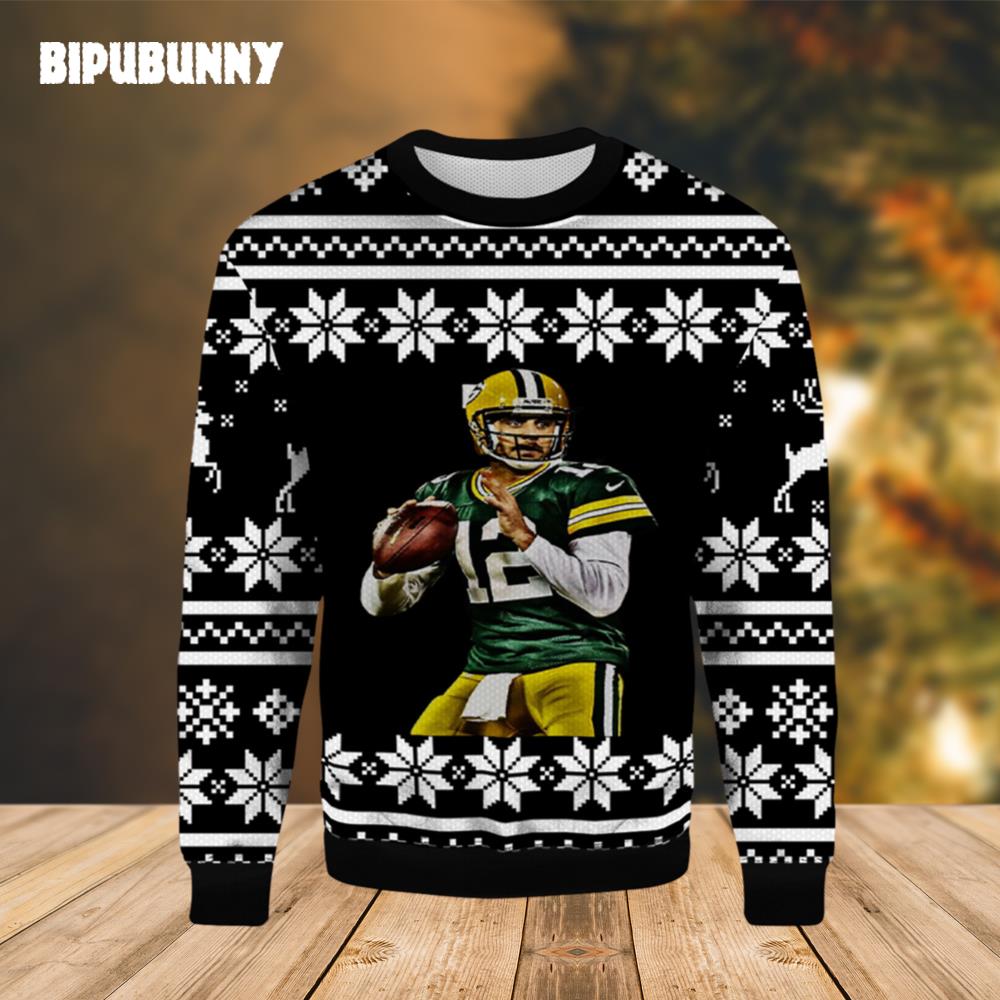 Aaron Rodgers Ugly Christmas Sweater- Best Christmas Gifts 2023