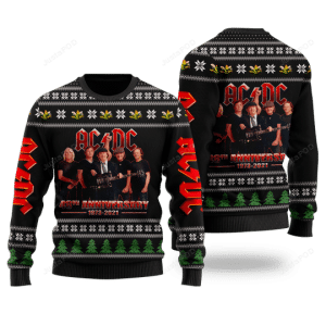 ACDC 48th Anniversary 1973 – 2021 Christmas Ugly Sweater- Best Christmas Gifts 2023