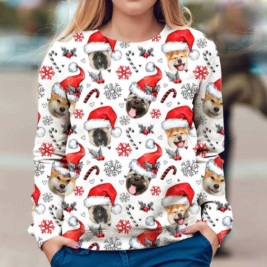 Akita Xmas Decor Christmas Ugly Sweater- Best Christmas Gifts 2023