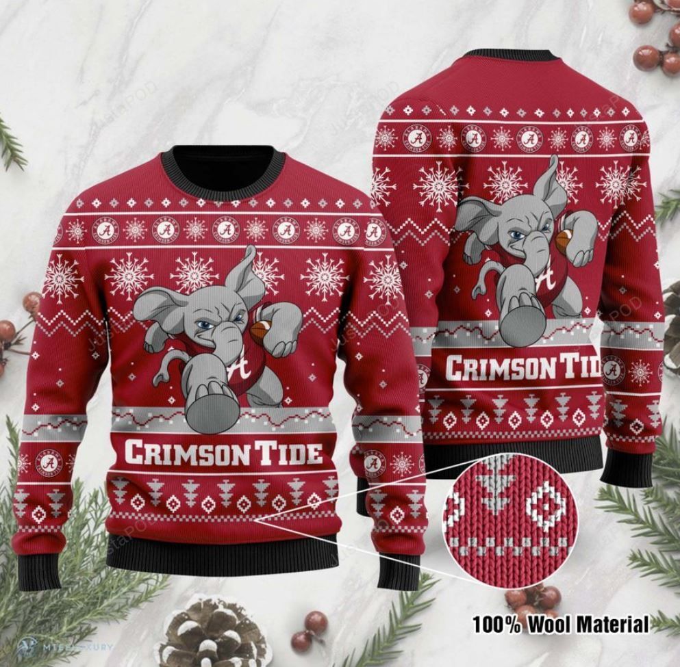 Alabama Crimson Tide Football Christmas Ugly Sweater- Best Christmas Gifts 2023