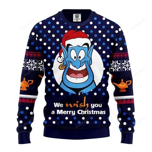 Aladdin And The Magic Lamp Christmas Ugly Sweater- Best Christmas Gifts 2023