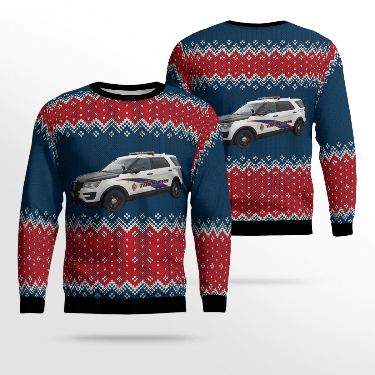 Alaska State Troopers Ford Christmas Ugly Sweater- Best Christmas Gifts 2023