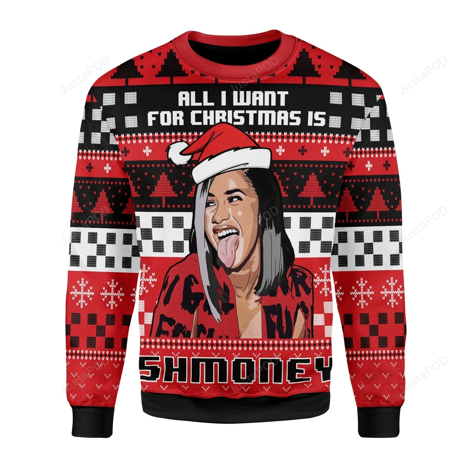 All I Want For Christmas Is Some Money Christmas Ugly Sweater- Best Christmas Gifts 2023