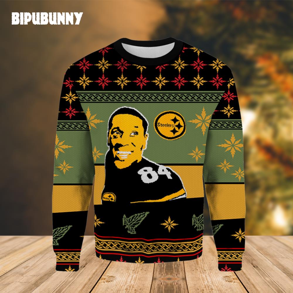 Antonio Brown Pittsburgh Steelers Ugly Christmas Sweater- Best Christmas Gifts 2023