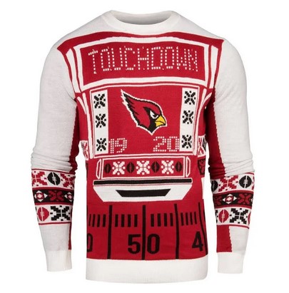 Arizona Cardinals Cardinal Light-Up Christmas Ugly Sweater- Best Christmas Gifts 2023