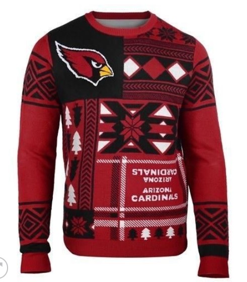 Arizona Cardinals Patches Christmas  Ugly Sweater- Best Christmas Gifts 2023