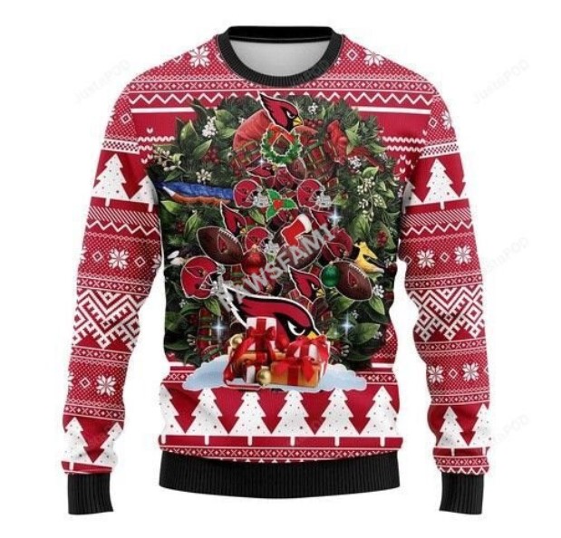 Arizona Cardinals Tree Christmas NFL Christmas Ugly Sweater- Best Christmas Gifts 2023