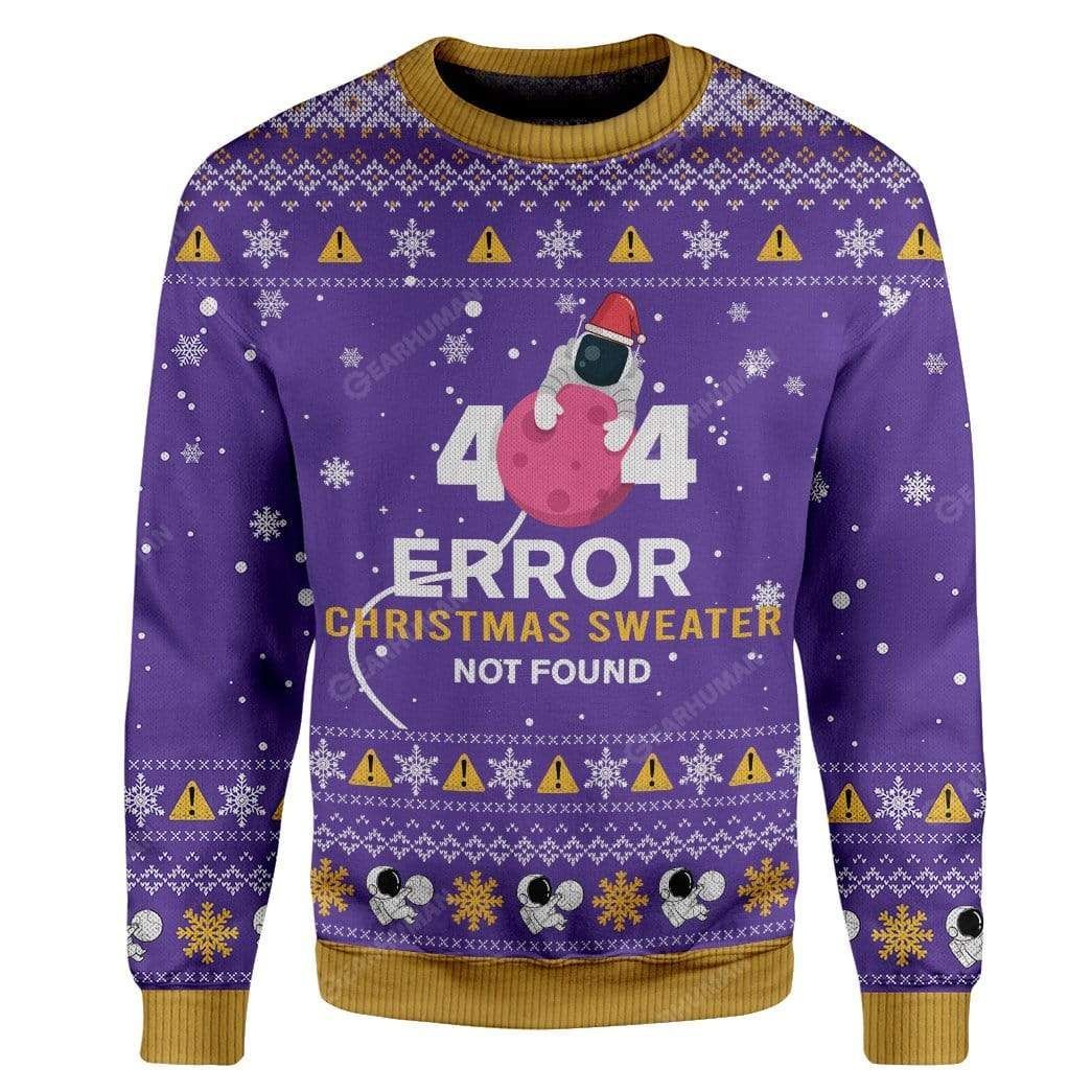 Astronaut 404 Error Christmas Ugly Sweater- Best Christmas Gifts 2023