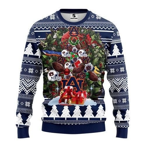 Auburn Tigers Tree Christmas Ugly Christmas Sweater, All Over Print Sweatshirt, Ugly Sweater, Christmas Sweaters, Hoodie, Sweater- Best Christmas Gifts 2023