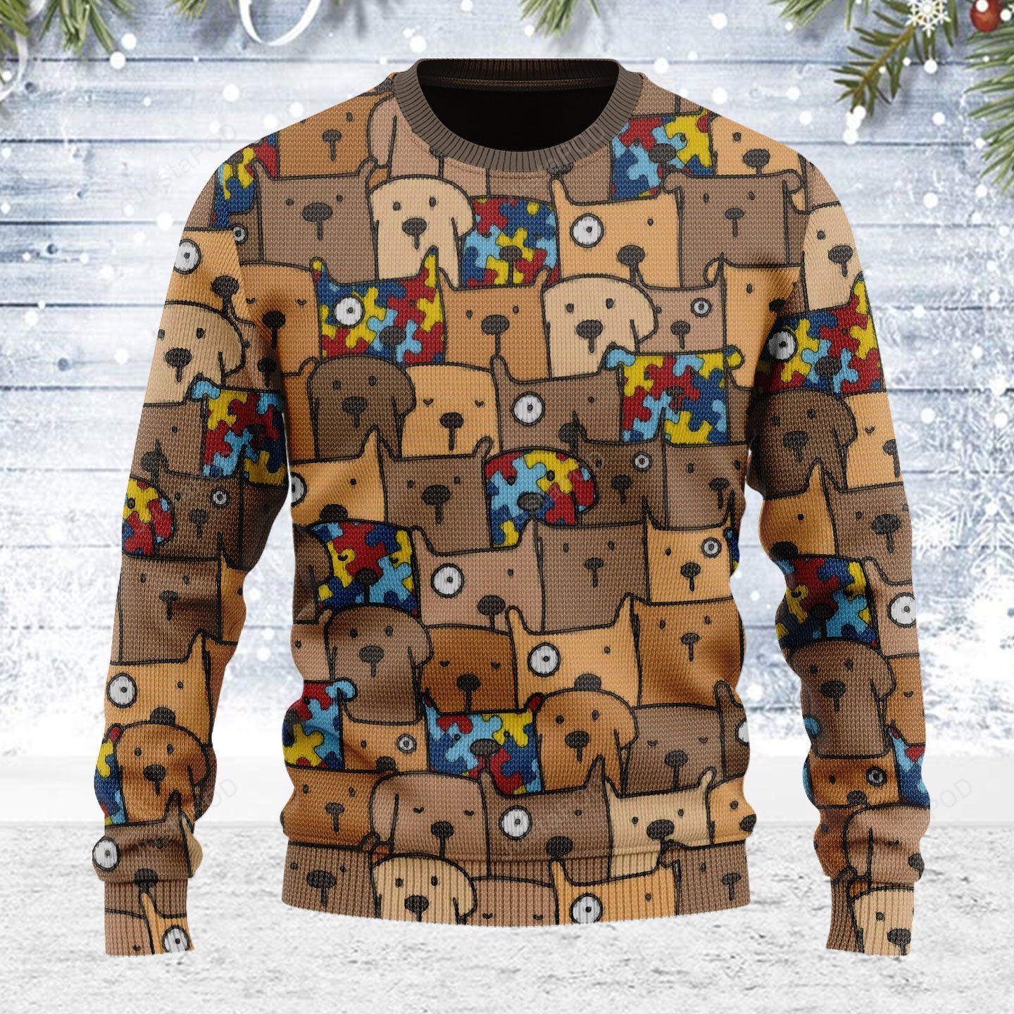 Autism Dog Christmas Ugly Sweater- Best Christmas Gifts 2023